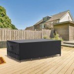 Waterproof Outdoor Patio Furniture Covers with Straps