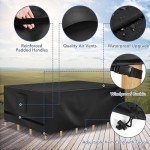 Waterproof Heavy Duty Patio Furniture Covers - Black