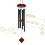 Small Outdoor Wind Chimes with 6 Tuned Tubes