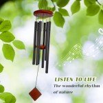 Small Outdoor Wind Chimes with 6 Tuned Tubes