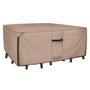 Heavy Duty Rectangular Patio Table Cover - Waterproof