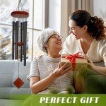 Small Outdoor Wind Chimes with 6 Tuned Tubes