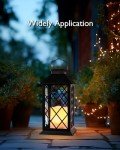 Solar Lanterns with Flickering Candles - 2 Pack