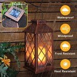 2 Pack Solar Lanterns - LED Outdoor Decor