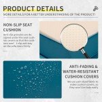 Peacock Blue Outdoor Loveseat Sofa for Patio