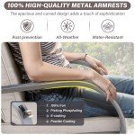 Belord Outdoor Wicker Couch - 3-Seater, High Back