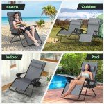 Set of 2 Zero Gravity Lounge Chairs