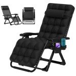 ZENPETIO Zero Gravity Outdoor Recliner Chair