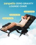 ZENPETIO Zero Gravity Outdoor Recliner Chair
