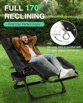 ZENPETIO Zero Gravity Outdoor Recliner Chair