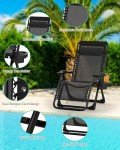 ZENPETIO Zero Gravity Outdoor Recliner Chair