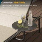 EAST OAK Adjustable Outdoor Chaise Lounge Set