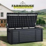 YITAHOME 120 Gallon Waterproof Storage Deck Box