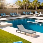 Adjustable Outdoor Chaise Lounge Chairs - Set of 2