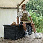 YITAHOME 120 Gallon Waterproof Storage Deck Box
