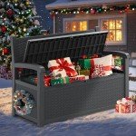 70 Gallon Outdoor Storage Bench Deck Box