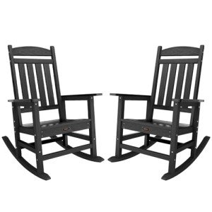 Oversized Outdoor Rocking Chair Set of 2