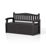 70 Gallon Water-Resistant Outdoor Storage Bench