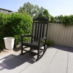 Black POLYWOOD Presidential Rocking Chair