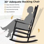 MAMIZO 3-Piece Outdoor Rocking Chair Set