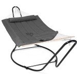 SUNCREAT Heavy Duty Free Standing Patio Hammock