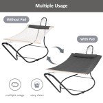 SUNCREAT Heavy Duty Free Standing Patio Hammock