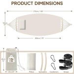 Chihee Portable Cotton Hammock for Outdoor Relaxation