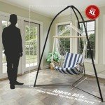 Heavy-Duty Adjustable Tripod Hanging Chair Stand