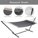 SUNCREAT 2-in-1 Outdoor Hammock with Stand