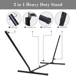 SUNCREAT 2-in-1 Outdoor Hammock with Stand