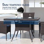 15-Piece Navy Blue Outdoor Dining Set