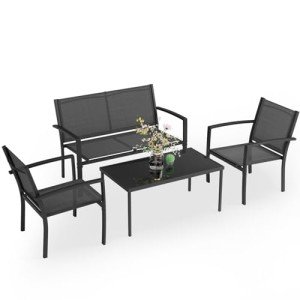 Greesum 4-Piece Outdoor Patio Furniture Set