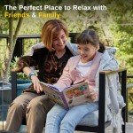 EAST OAK 4-Piece Outdoor Patio Furniture Set