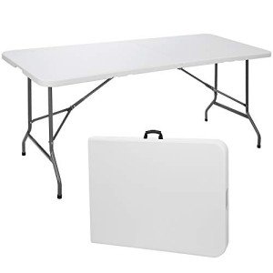 6FT Heavy Duty Folding Table for Indoor Outdoor