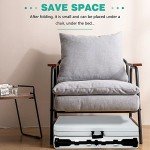 White 6FT Camping Table with Carrying Handle