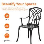 Woven Black 3-Piece Outdoor Bistro Set