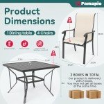 Pamapic 5-Piece Outdoor Patio Dining Set