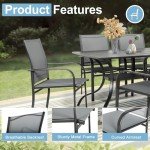 Crownland 7-Piece Outdoor Dining Set - Light Grey