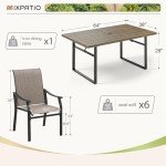 7-Piece Patio Dining Set for Outdoor Spaces