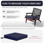 Waterproof Outdoor Patio Chair Cushions Set of 2