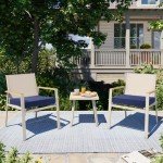 Waterproof Outdoor Patio Chair Cushions Set of 2