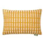Yellow/Ivory Decorative Pillow for Indoors/Outdoors
