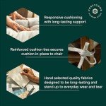 Blue & Beige Honeycomb Patio Cushion Set 20"x20