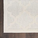 Ivory/White 6' x 9' Moroccan Area Rug