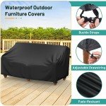 Mrrihand 4-Piece Waterproof Patio Furniture Covers