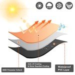 Water-Resistant Outdoor Cushion Storage Bag - Beige/Brown