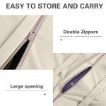 Water-Resistant Outdoor Cushion Storage Bag - Beige/Brown