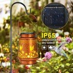 Hummingbird Solar Lantern: Outdoor Hanging LED Decor