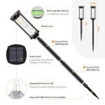 Solar Pathway Lights - 8 Pack Outdoor Set