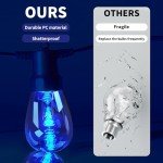 50FT Outdoor String Lights with Dimmable LED Bulbs